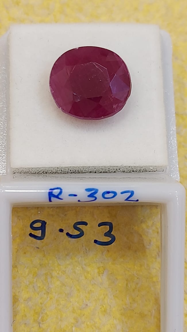 9.53 Carat Natural Old Ruby