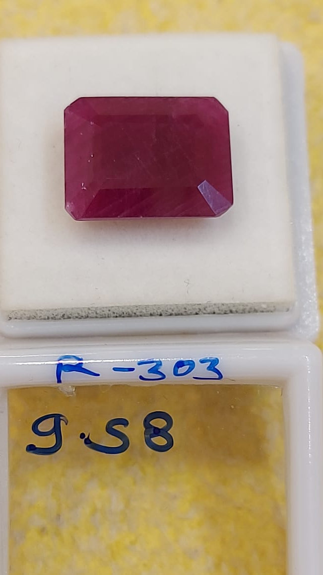 9.58 Carat Natural Old Ruby