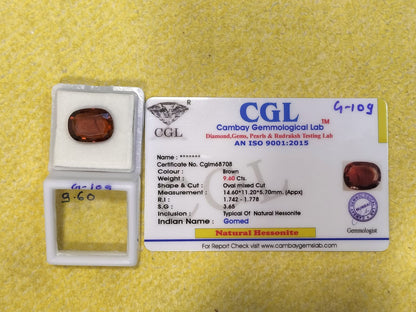 9.60 Carat Natural Garnet