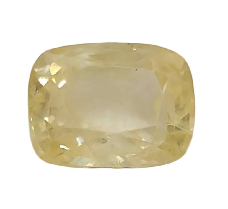 7.41 Carat Natural Yellow Sapphire Stone