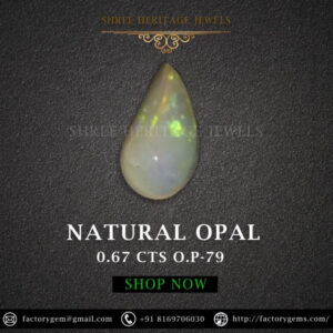0.67 Carat Natural Australian Opal Stone