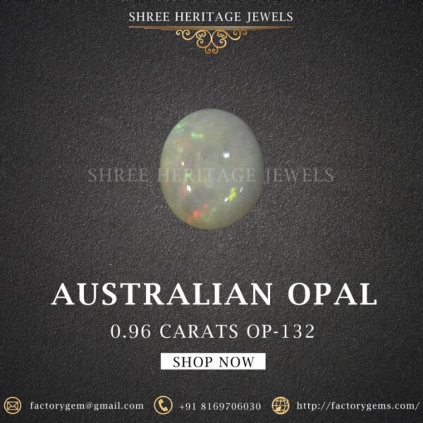 0.96 Carat Natural Australian Opal Stone