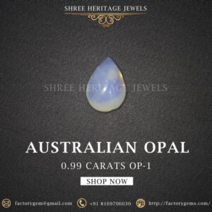 0.99 Carat Natural Australian Opal Stone