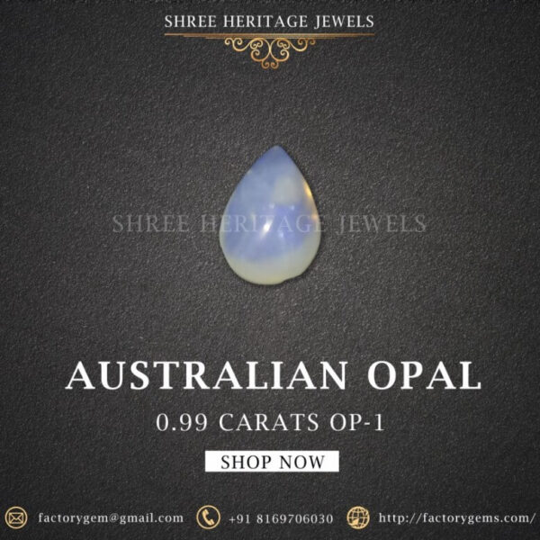 0.99 Carat Natural Australian Opal Stone