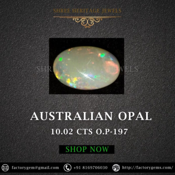 10.02 Carat Natural Australian Opal Stone