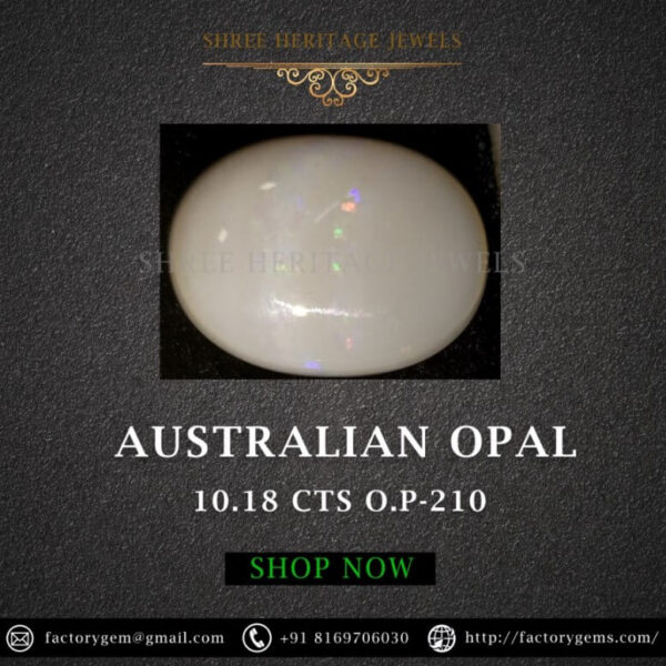10.18 Carat Natural Australian Opal Stone