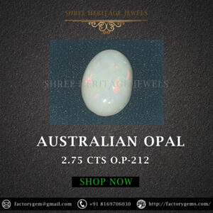 2.75 Carat Natural Australian Opal Stone
