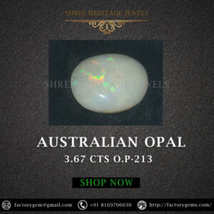 3.67 Carat Natural Australian Opal Stone