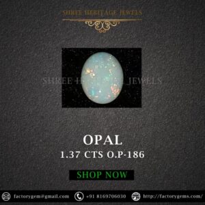 1.37 Carat Natural Australian Opal Stone