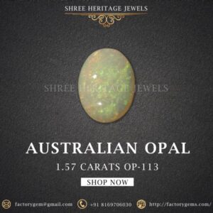 1.57 Carat Natural Australian Opal Stone