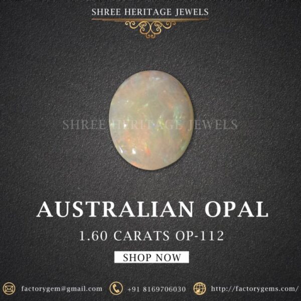 1.60 Carat Natural Australian Opal Stone