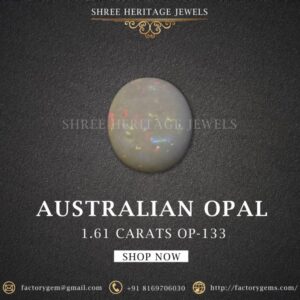 1.61 Carat Natural Australian Opal Stone