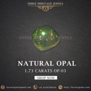 1.73 Carat Natural Opal Stone