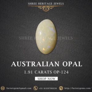 1.91 Carat Natural Australian Opal Stone