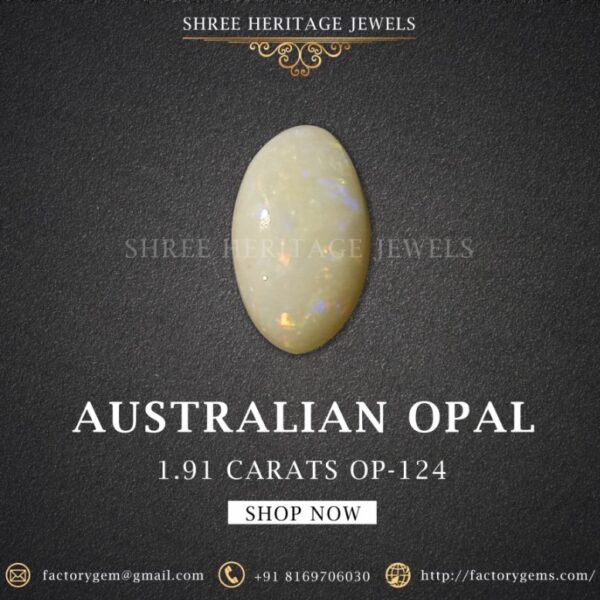 1.91 Carat Natural Australian Opal Stone