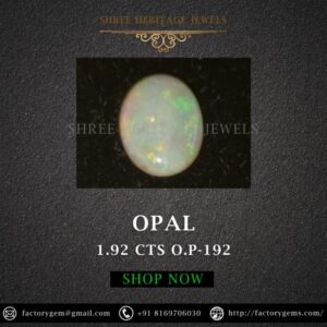 1.92 Carat Natural Australian Opal Stone