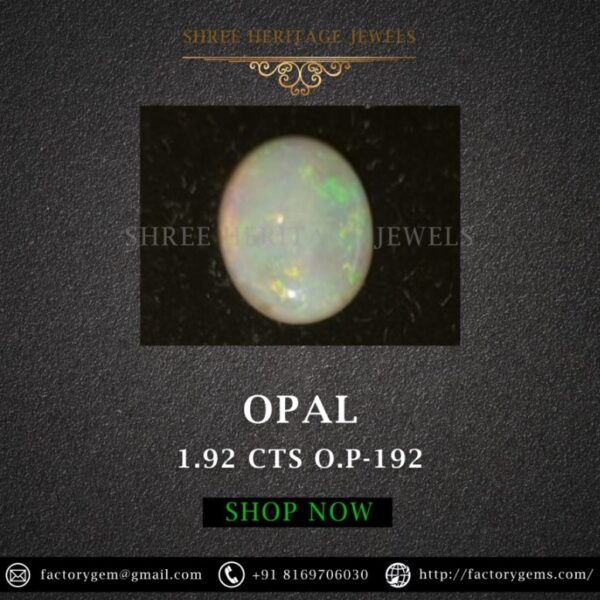 1.92 Carat Natural Australian Opal Stone