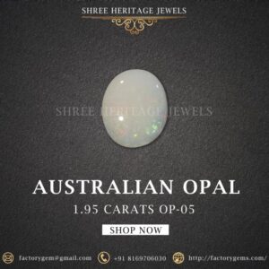 1.95 Carat Natural Australian Opal Stone