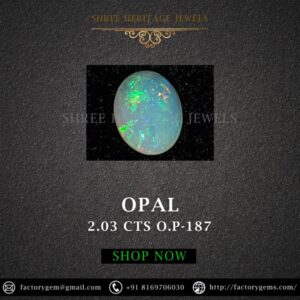 2.03 Carat Natural Australian Opal Stone