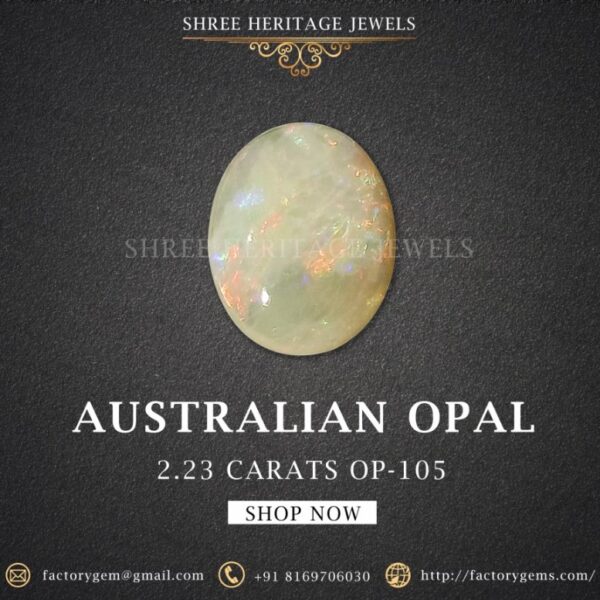 2.23 Carat Natural Australian Opal Stone