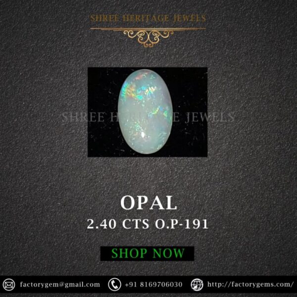 2.40 Carat Natural Australian Opal Stone