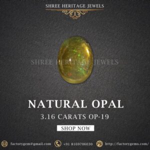 3.16 Carat Natural Opal Stone
