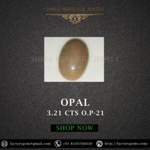 3.21 Carat Natural Opal Stone