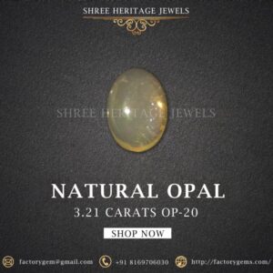 3.21 Carat Natural Opal Stone