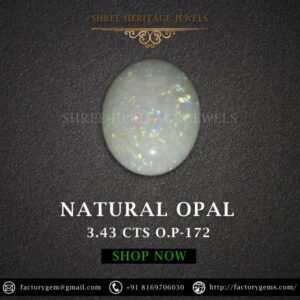 3.43 Carat Natural Opal Stone