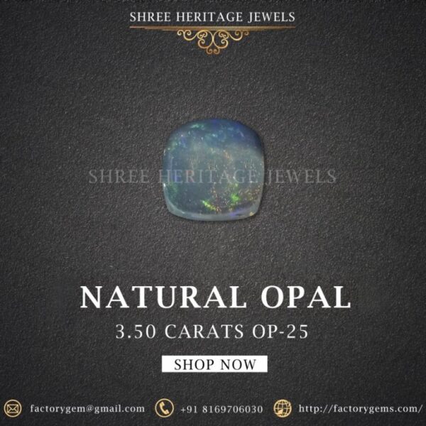 3.50 Carat Natural Opal Stone