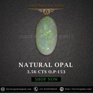 3.56 Carat Natural Opal Stone