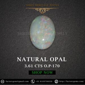 3.61 Carat Natural Opal Stone