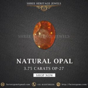 3.75 Carat Natural Opal Stone