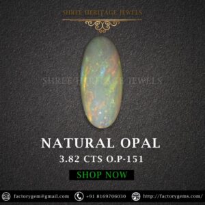 3.82 Carat Natural Australian Opal Stone