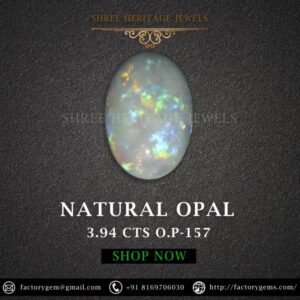 3.94 Carat Natural Australian Opal Stone