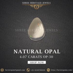 4.07 Carat Natural Opal Stone