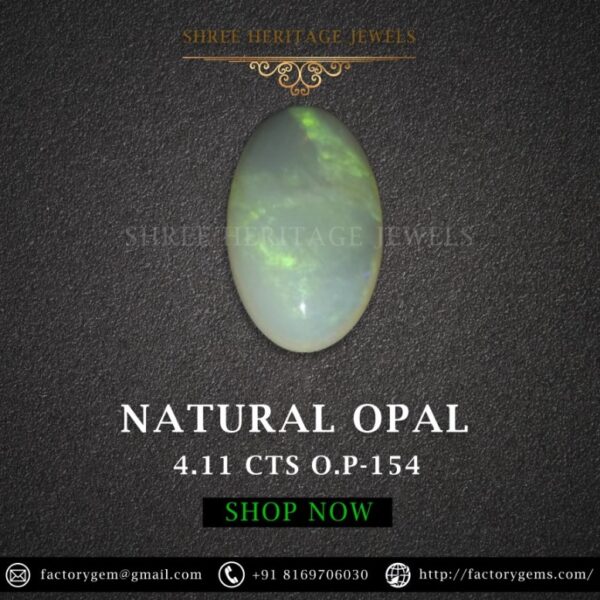 4.11 Carat Natural Australian Opal Stone
