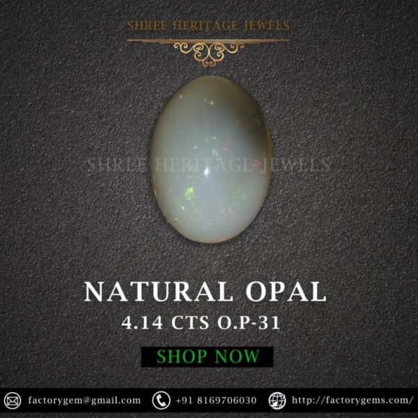 4.14 Carat Natural Opal Stone