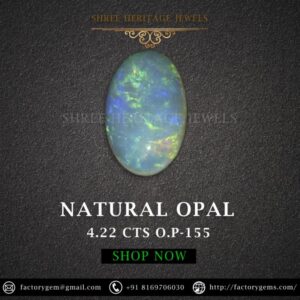 4.22 Carat Natural Australian Opal Stone