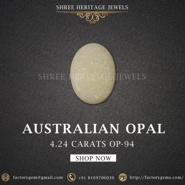 4.24 Carat Natural Australian Opal Stone