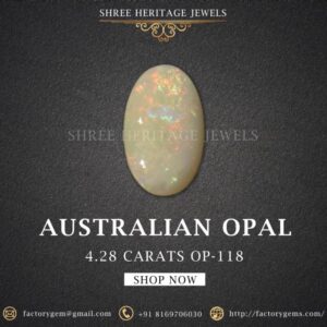 4.28 Carat Natural Australian Opal Stone