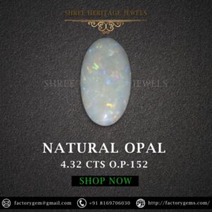 4.32 Carat Natural Australian Opal Stone