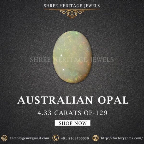 4.33 Carat Natural Australian Opal Stone