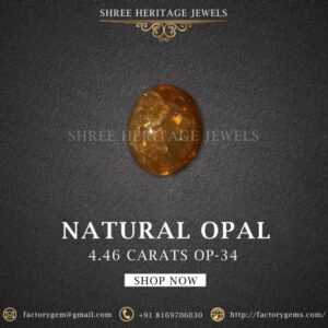 4.46 Carat Natural Opal Stone