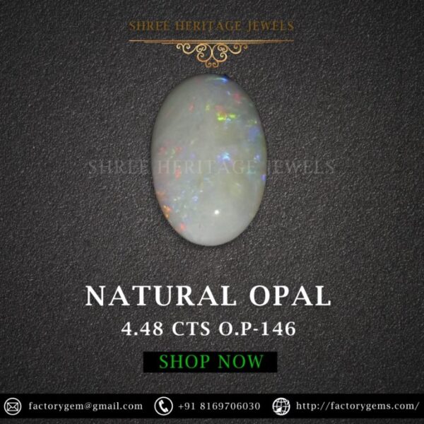 4.48 Carat Natural Australian Opal Stone