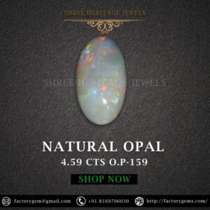 4.59 Carat Natural Australian Opal Stone