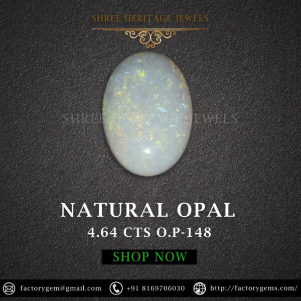 4.64 Carat Natural Australian Opal Stone