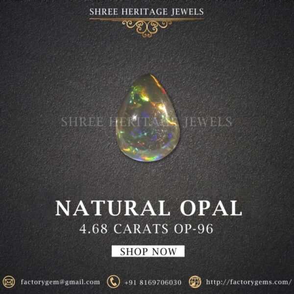 4.68 Carat Natural Opal Stone