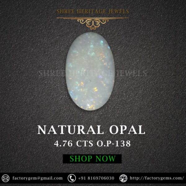 4.76 Carat Natural Australian Opal Stone