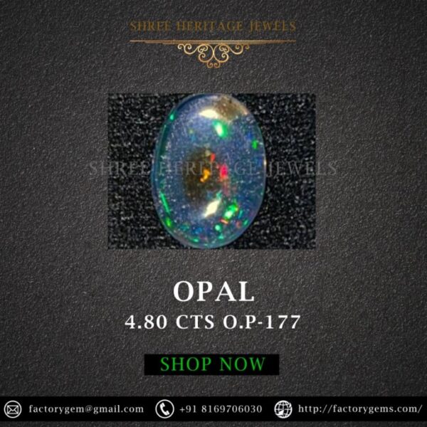4.80 Carat Natural Opal Stone